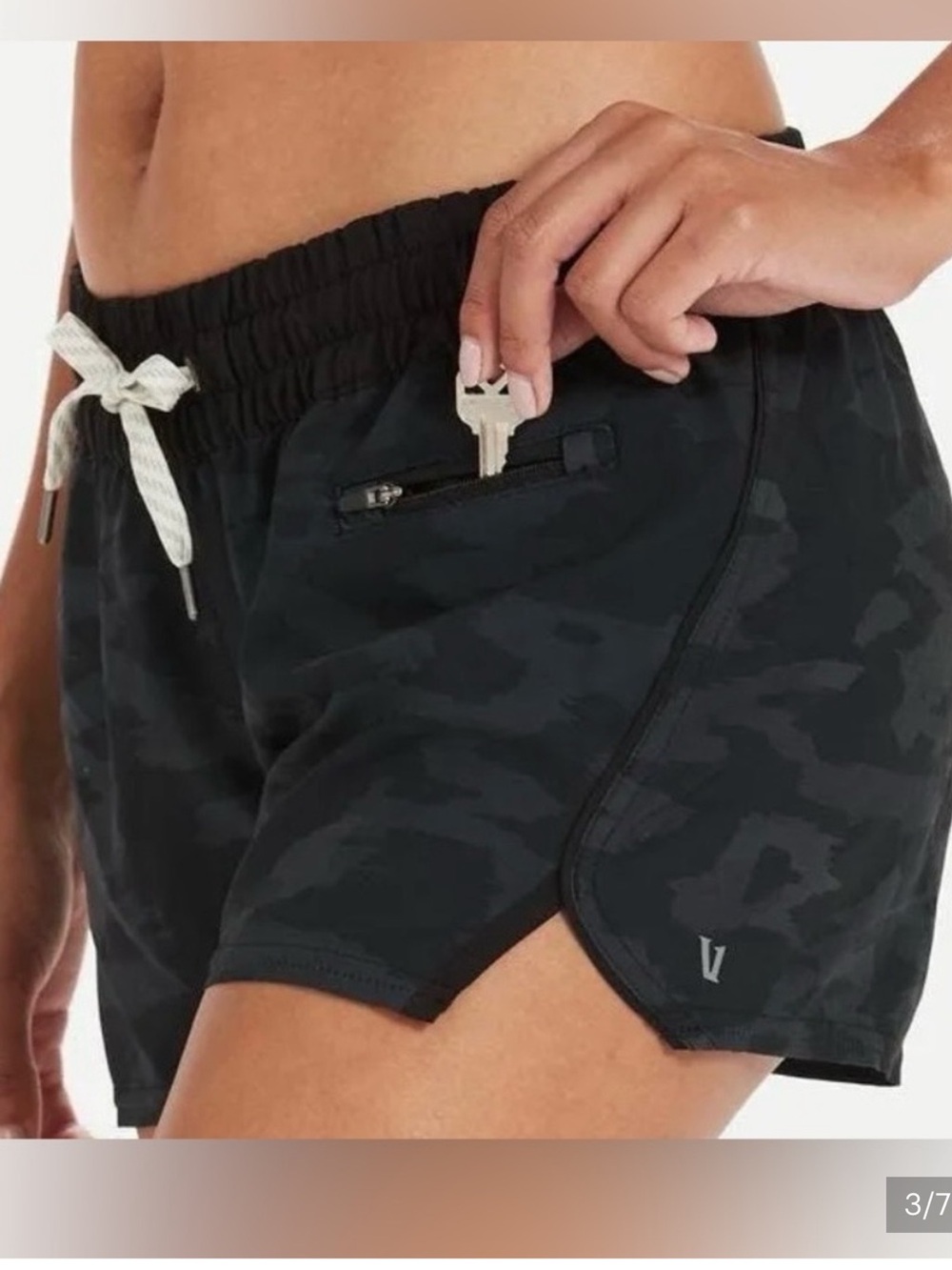VUORI CLEMENTINE CAMO SHORTS SZ S
